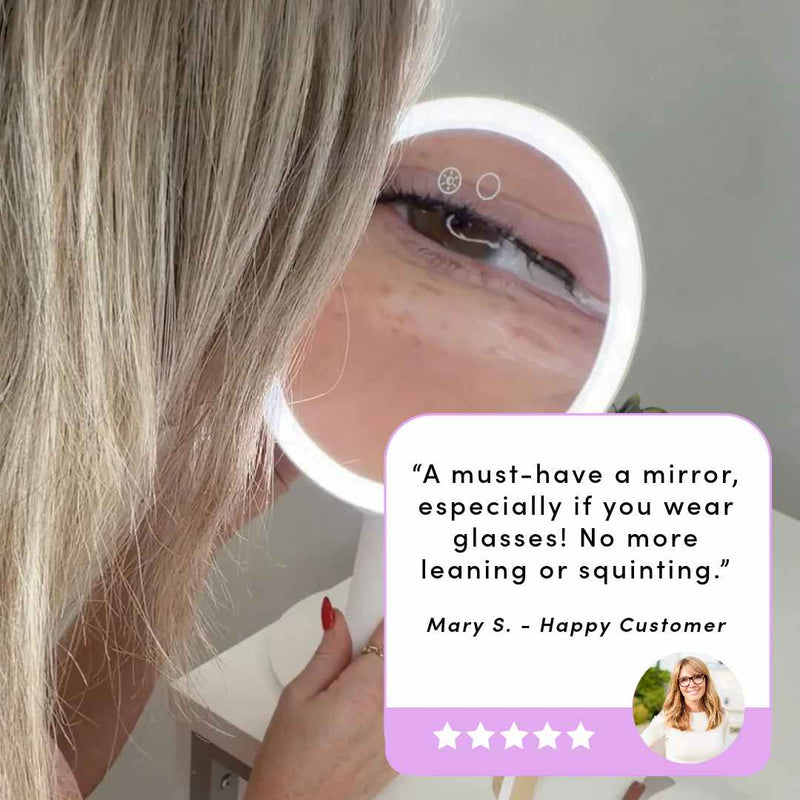 Abigail 10x showing the zoom and a customer testimonial 