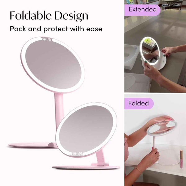 Abigail Travel Mirror in Pink Foldable Design

Pink None
Pink 10x Magnification Mirror 