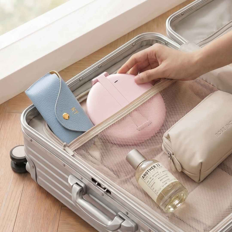 Fancii Abigail Travel Mirror with LED Lights Folded For Travel and Storage

Pink None
Pink 10x Magnifying Mirror 