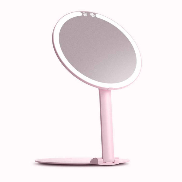 Fancii Abigail Travel Mirror with LED Lights Hero Extended

Pink None