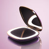 Mila compact mirror with LED lights by Fancii and Co_ Berry Crush