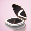 Mila compact mirror with LED lights by Fancii and Co_ White