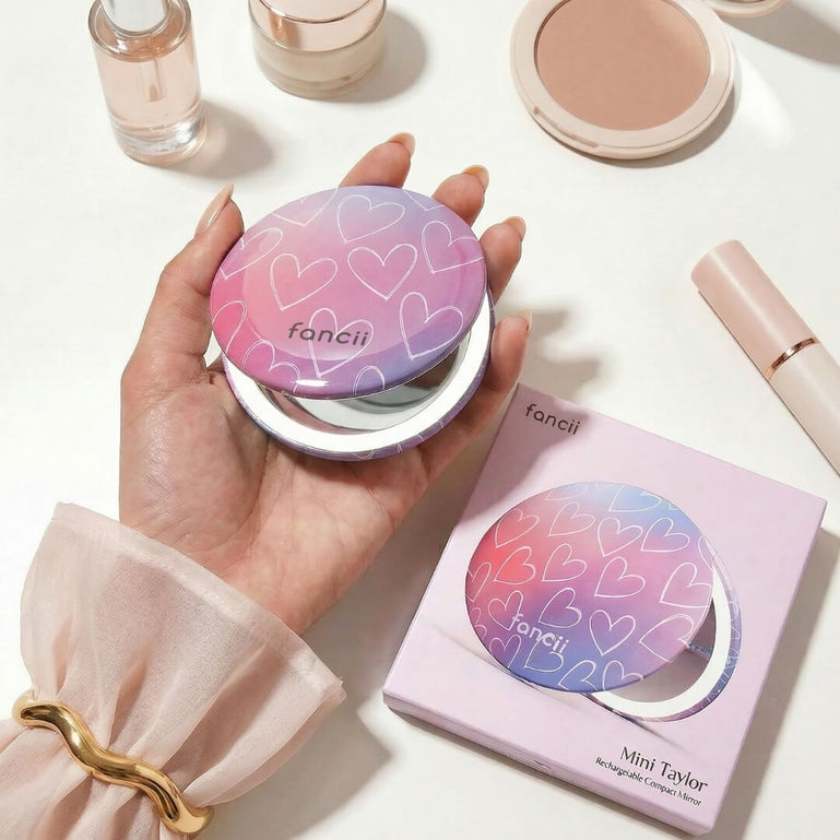 Fancii Mini Taylor LED Compact Mirror for purse Lovestruck