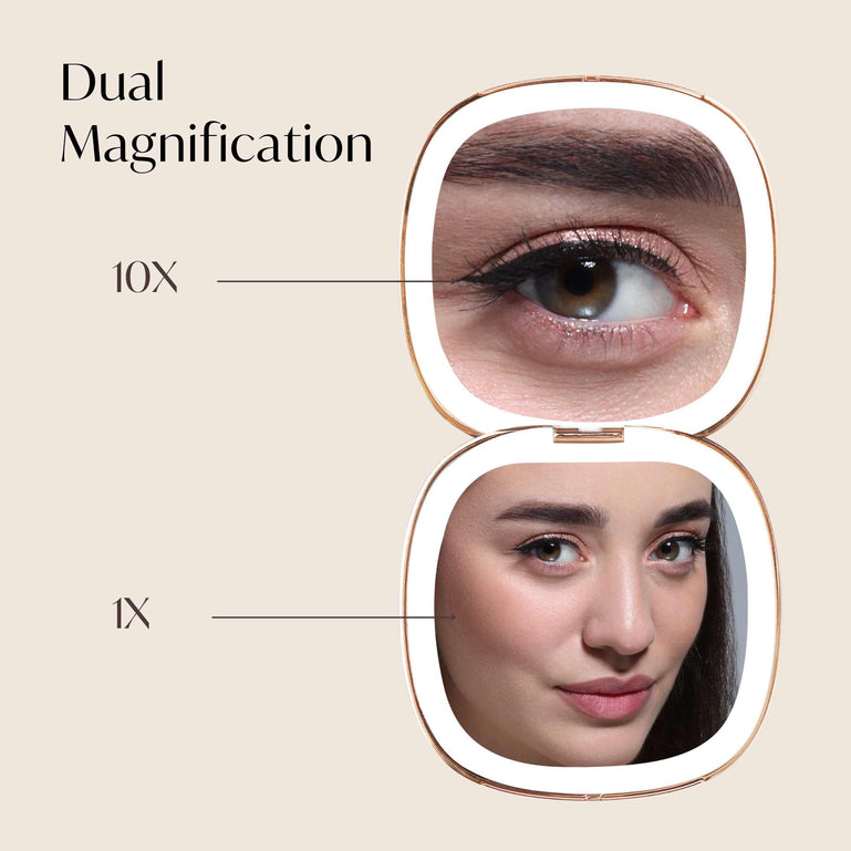 Fancii Mila 2 Compact Mirrors with led lights Harbor Blue