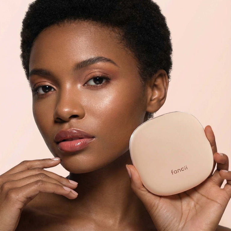 Fancii Mila 2 Compact Mirrors with lights Champagne Cream