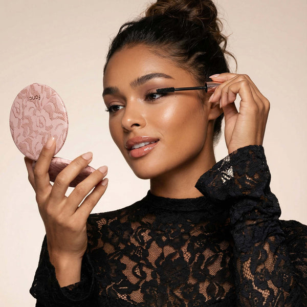 Fancii Mini Taylor Led Compact with 10x Magnification and light Mocha Lace