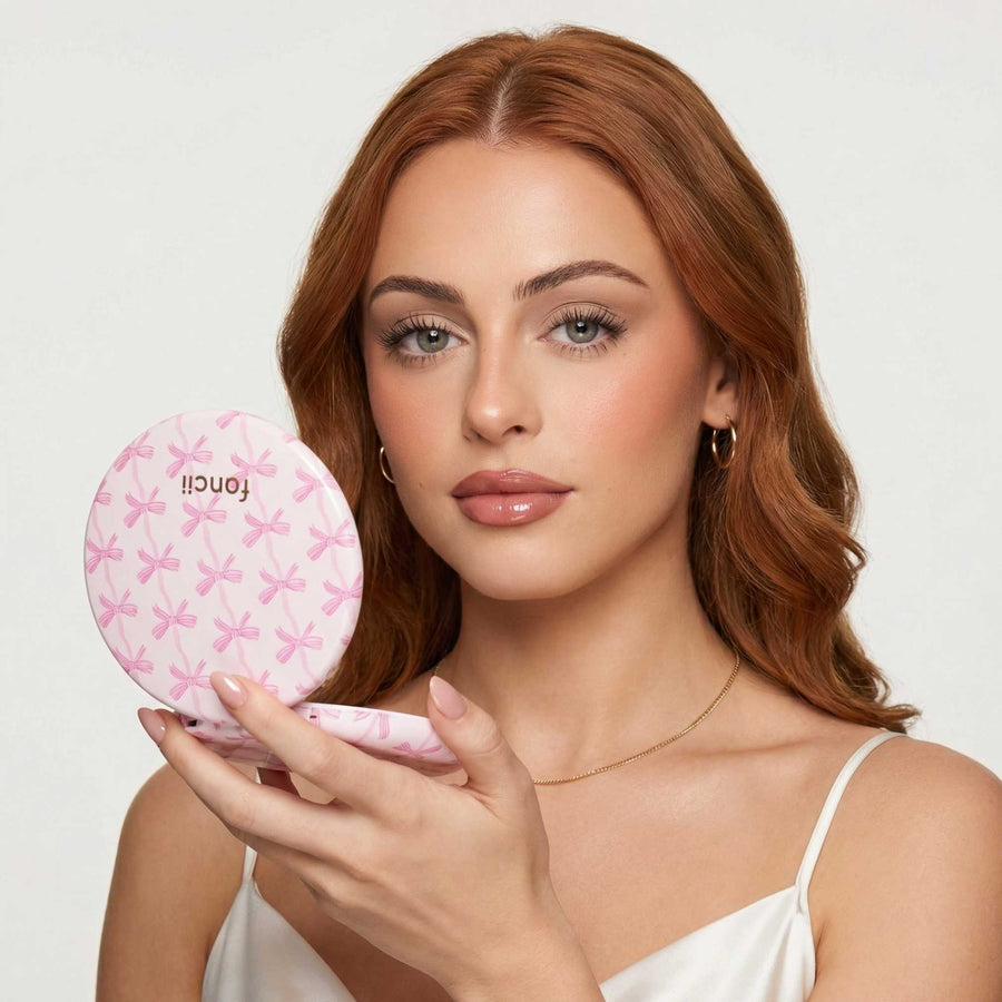 ROSETTE RIBBON taylor lighted compact with led lights