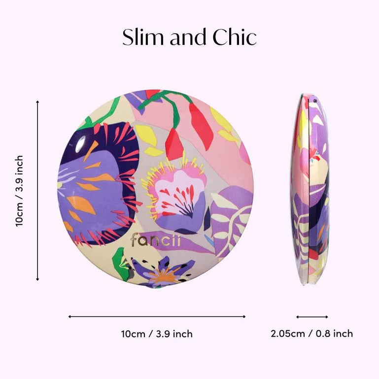 Mini Taylor Lighted Compact Mirror By Fancii & Co. in Brandi Raines Bloom is Slim and Chic 