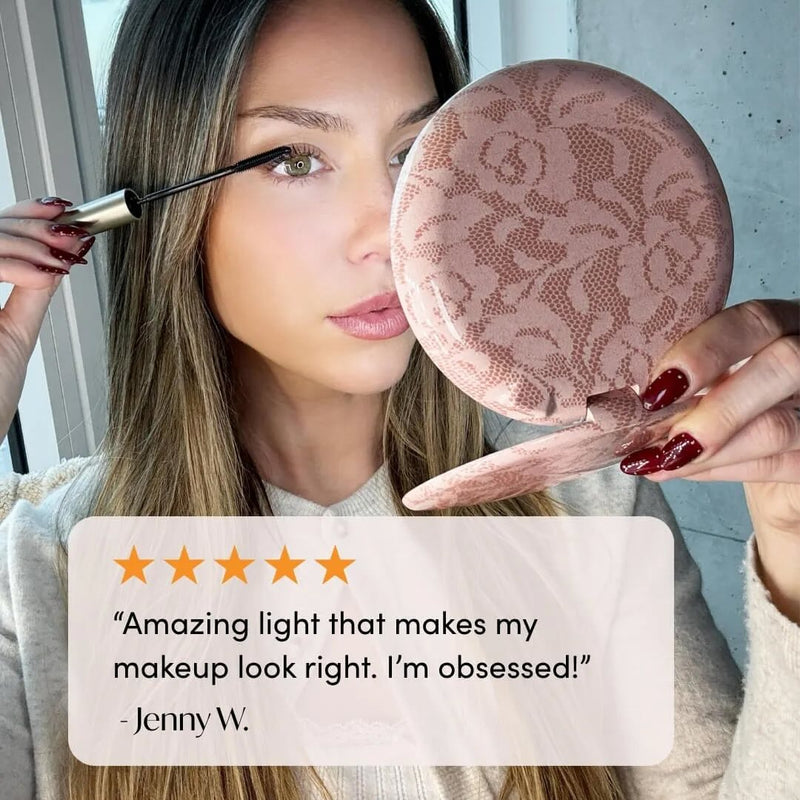 Fancii mini Taylor rechargeable compact mirror with lights