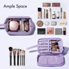 Macy  2-in-1 Makeup Case by Fancii & Co.  Black Pearl Purple and White Pearl Purple