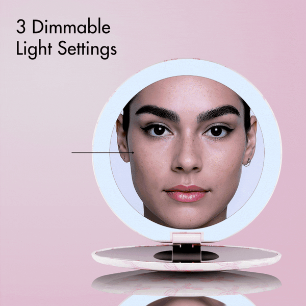 ROSETTE RIBBON taylor lighted compact with led lights