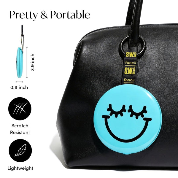 Fancii x S.W.Smiley Bag Charm Mirror
