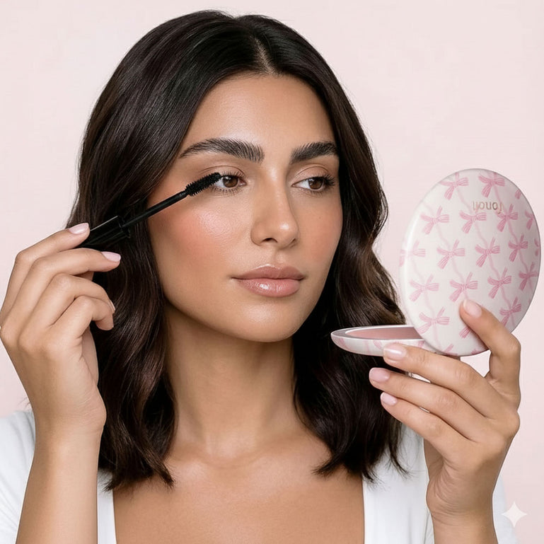 ROSETTE RIBBON taylor lighted compact with led lights