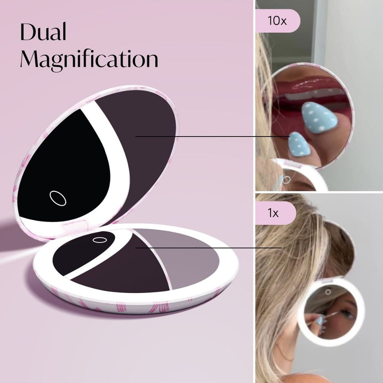 Fancii Taylor compact mirror with lights All