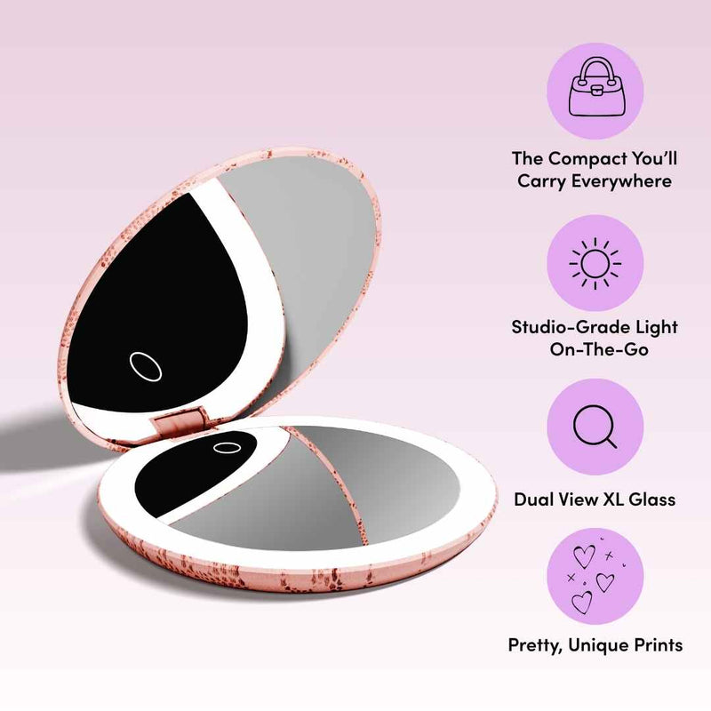 Taylor Lighted Compact Mirror by Fancii & Co.