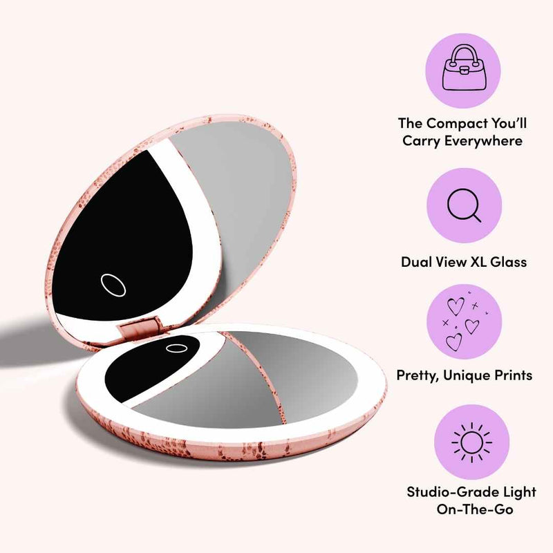 Taylor Lighted Compact Mirror by Fancii & Co.