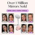Taylor Lighted Compact and Abigail with Tara Travel Mirror by Fancii & Co. Over 1 Million Mirrors Sold. See the Difference