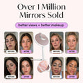 Taylor Lighted Compact and Abigail with Tara Travel Mirror by Fancii & Co. Over 1 Million Mirrors Sold. See the Difference
