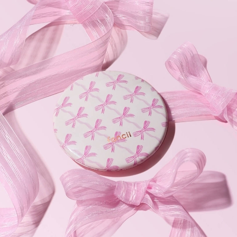 ROSETTE RIBBON taylor lighted compact travel mirror with led lights