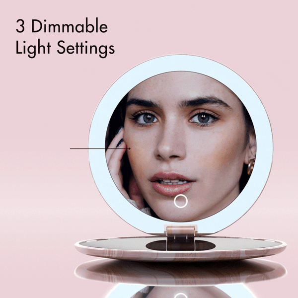 TAYLOR Compact Mirror with LED Lights Fancii & Co.