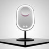 Fancii Vera LED Lighted Vanity Makeup Mirror & Lara 10X Magnifying Mirror in Black Pink