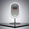 Fancii Vera LED Lighted Vanity Makeup Mirror & Lara 10X Magnifying Mirror in Chrome Rose Gold 