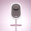 Fancii Vera LED Lighted Vanity Makeup Mirror & Lara 10X Magnifying Mirror in Pink Black