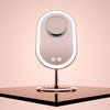 Fancii Vera LED Lighted Vanity Makeup Mirror & Lara 10X Magnifying Mirror in Rose Gold Chrome