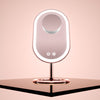 Fancii Vera LED Lighted Vanity Makeup Mirror & Lara 10X Magnifying Mirror in Rose Gold White