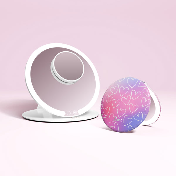 Abigail White / 10x Magnifying Mirror LOVE STRUCK