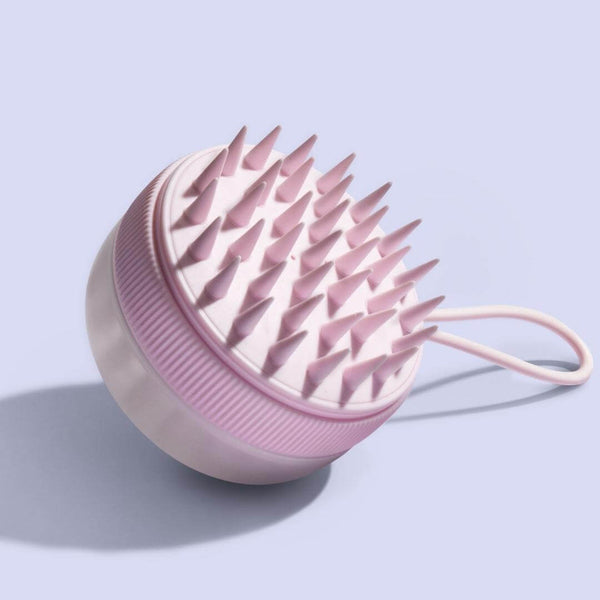 Charlotte Scalp Massaging Brush in Pink