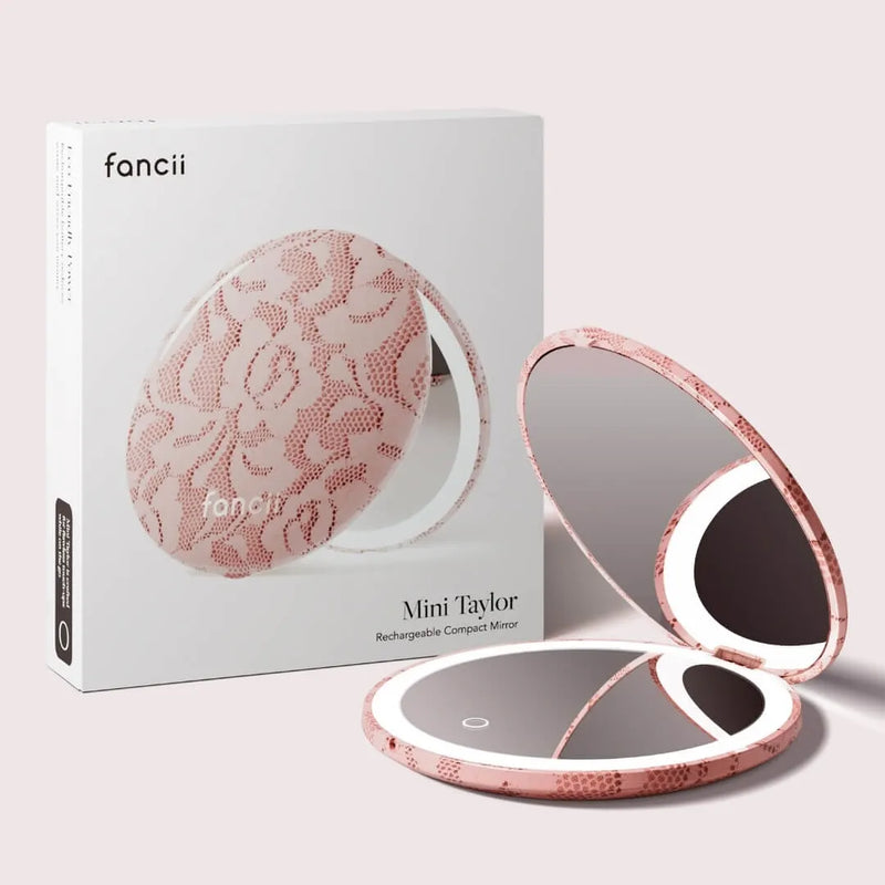 Fancii mini Taylor rechargeable compact mirror with lights