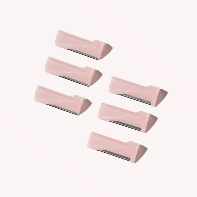 Leah Dermaplaner Replacement Blade Package by Fancii & Co. in Pink