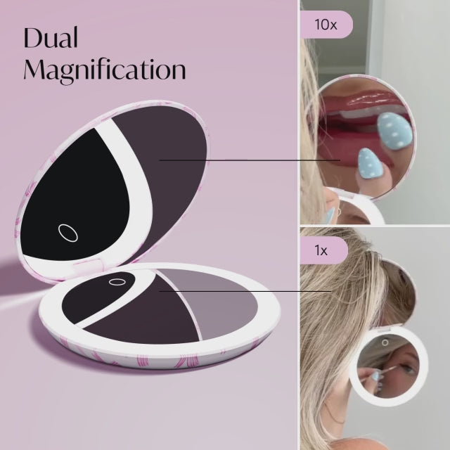 Taylor Compact Mirror with LED Lights All