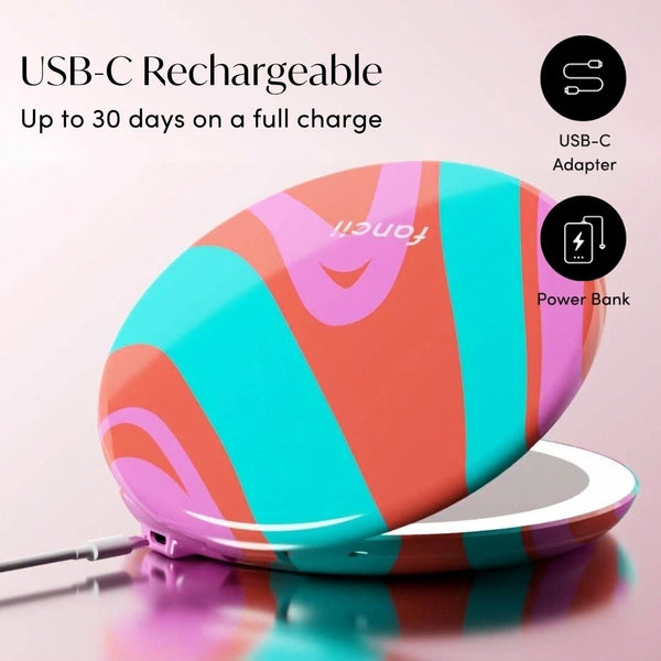 Taylor Lighted Compact UBC-Rechargeable Power- GROOVY VIBES